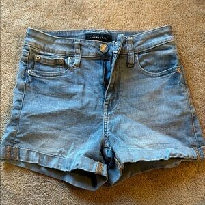 Aeropostale Women's Light Blue Jean Shorts